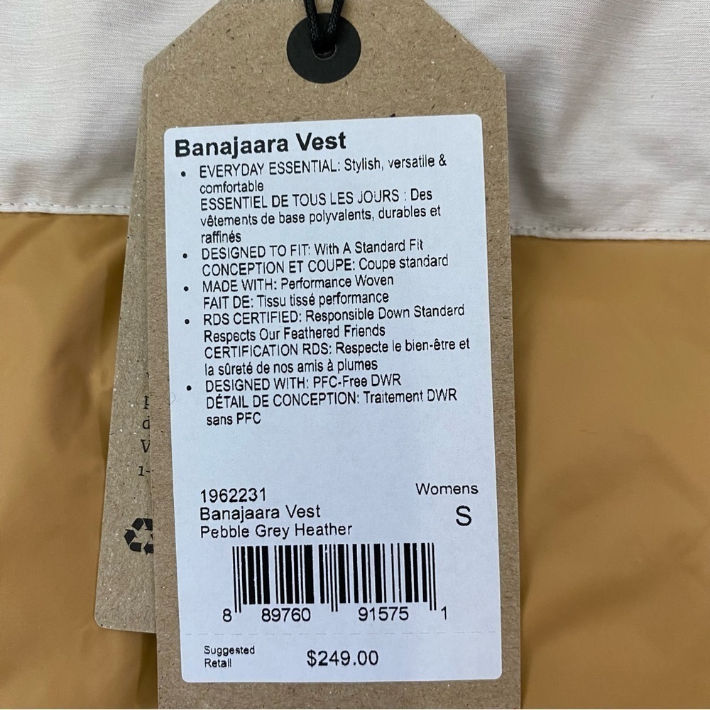 NEW Prana Banajaara Hooded Vest with 650-fill down - Picture 10 of 14